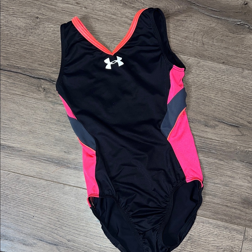 Under Armour Kids Black and Pink leotard